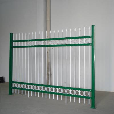 优盾喷塑铁艺栏杆定制园区围墙防护栏1.5米高围栏