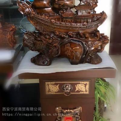 一帆风顺庆典摆件 西安帆船工艺品 龙船造型开业纪念品