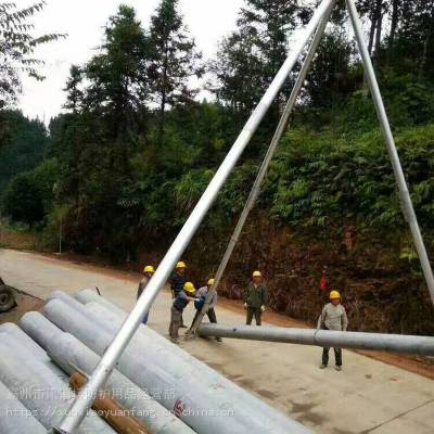 汛消援电力施工铝合金人字立杆机6.8米水泥杆起杆器管式人字抱杆