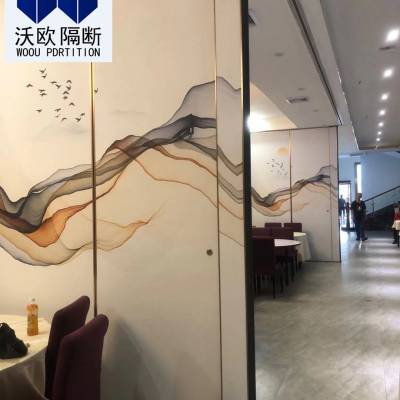 台山市活动隔断/酒店隔断/移动屏风/隔断折叠门/隔断厂家