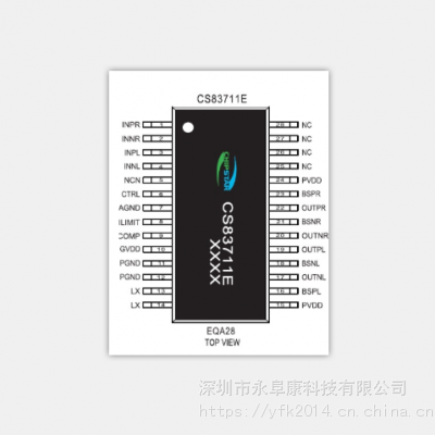 CS83711(﮵7.4Vѹ2x16.5W˫DƵIC)