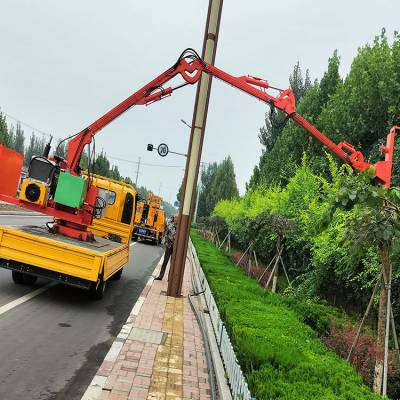 新疆克拉玛依道路边坡绿化修剪机 公路车载式绿篱机 适用场合