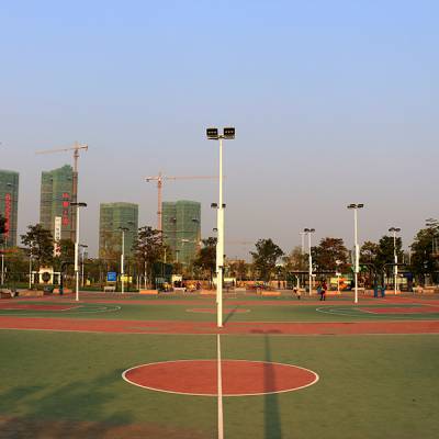 6米篮球场灯杆 YG-DG06A锥形镀锌工艺 优格体育照明