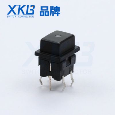 6*6轻触带灯开关 立式垂直 插脚型 使用寿命为10万次 带灯LED按键开关