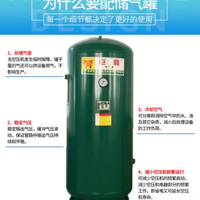 储气罐 1.0立方/8公斤吹瓶机压力罐空压机储气筒 1.0立方