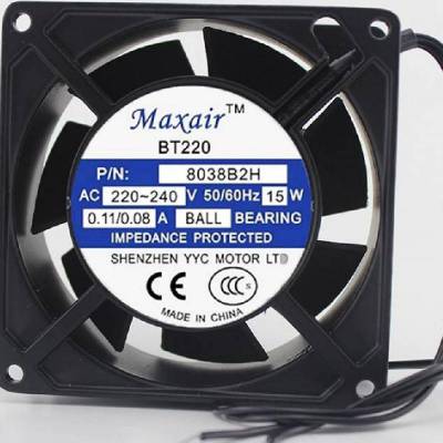 Maxair BT220 8038B2H AC220-240V 50/60Hz 15W散热风扇