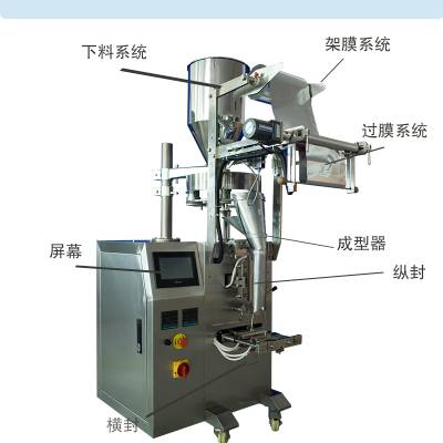 小包糖包装机 VFM150G包装机 中益颗粒包装机