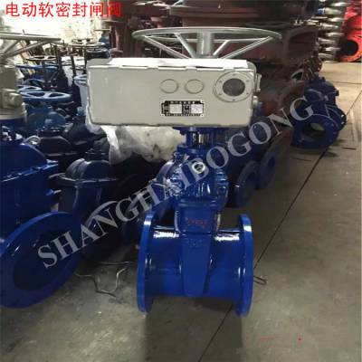 Z941X-16Q 电动软密封闸阀-电动弹性座封闸阀-电动明杆闸阀 DN200