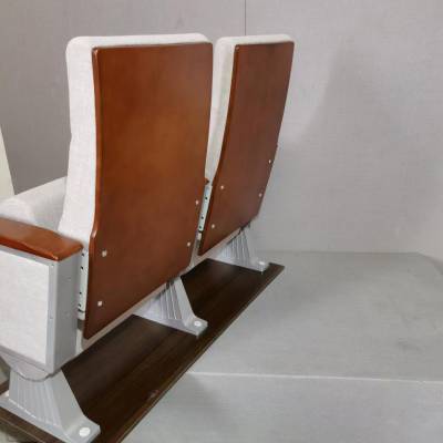 桂林龙胜方管脚课桌椅 赛艺自动翻板组合排椅带写字板