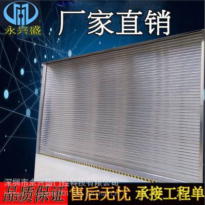 三水不锈钢电动卷帘门,材料好清洁方便