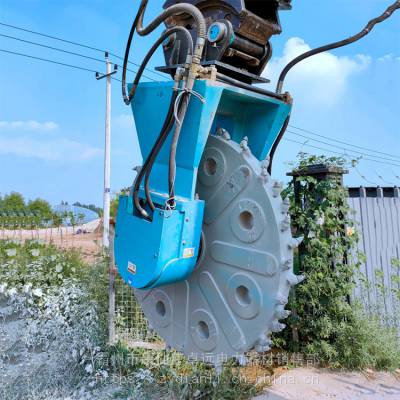 挖机隧道开沟岩石机 水泥路面盘式岩石开沟机自来水管煤气管道开沟机