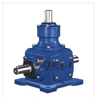 供应t系列齿轮转向箱90度伞齿轮转角器支持非标定制