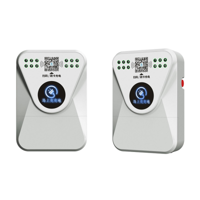 唯小充 12 路电动自行车智能充电桩 扫码刷卡充电 多重安全防护 IP54 级 壁挂安装