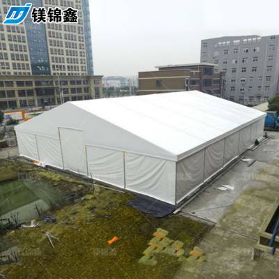 义乌大型工地仓库伸缩蓬 电动移动仓库篷棚 厂家供应