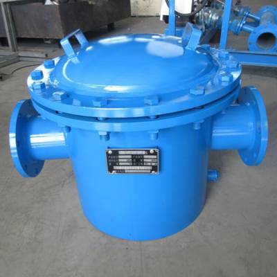 小型毛发聚集器 管道用304蓝式过滤器 平行式毛发过滤设备