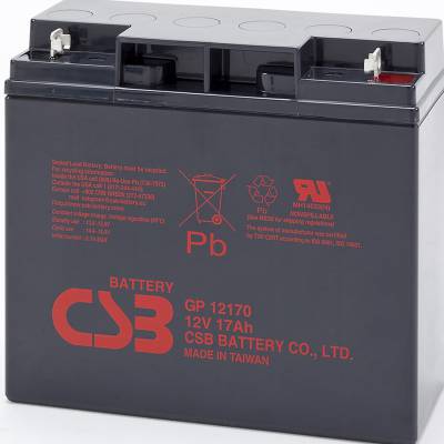 台湾希世比 CSB蓄电池 GP12170 12V铅酸电池 电瓶17安 UPS电池17a