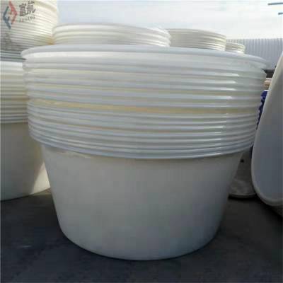 供应1吨敞口塑料桶1T大口圆桶1立方食品桶