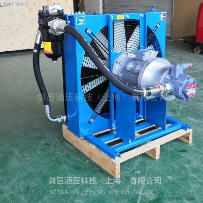 上海剑邑ELZX-8-A3液压系统自循环风冷却器油散热器_独立循环式液压风冷却器
