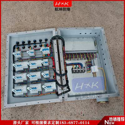 电伴热防爆配电箱 bxm51-8K照明动力接线箱 航坤定做木箱发货