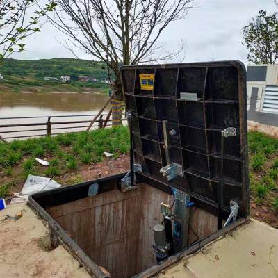 管廊智能自动液压井盖-新光智能综合管廊逃生口盖板