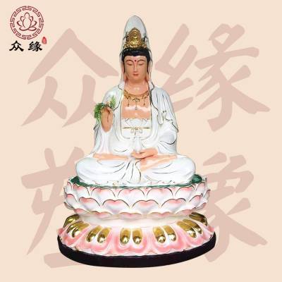 观音菩萨佛像 四大菩萨神像细节图集 西方极乐世界光世音菩萨神像 手工雕塑厂