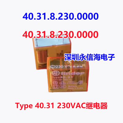 ԭװFINDER Źʼ̵40.31.8.230.0000 Type 40.31 230VAC̵ 46.52.9.024.0040