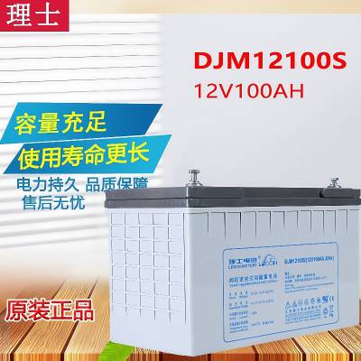 LEOCH理士DJM12100S铅酸蓄电池12V100AH直流屏免维护UPS电源原装正品