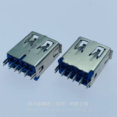 USB AF 2.0ĸ/180ʽֱDIP/еλ/8PIN/H=15.5mm