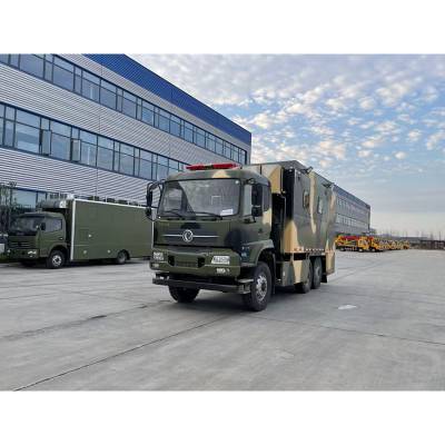 东风天锦野外自行式炊事车六驱越野民用炊事餐饮保障车