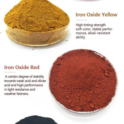 出口级IRON OXIDE PIGMENTS 氧化铁红 130 铁黄313 920 铁黑353 Fe2O3 93%