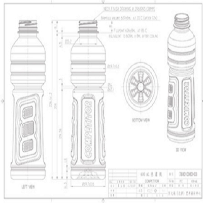 PETȪˮ ƿ 100ml ƿ  迪ģ 3D
