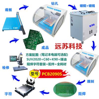 PCB线路板雕刻机厂家 PCB2090S制版设备 实验室刻板机 远苏精电