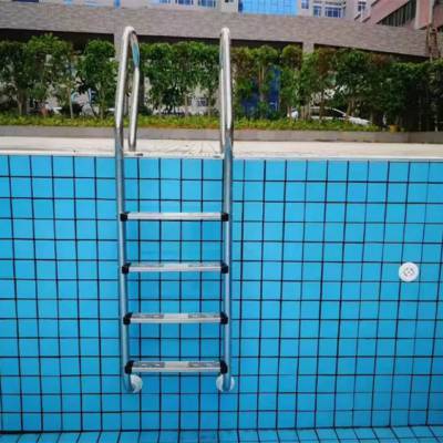 游泳池专用扶梯 水下爬梯 水下扶梯304不锈钢加厚