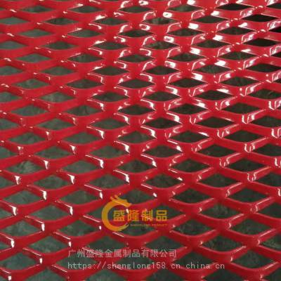 海南三亚工地施工护栏钢板网 低碳钢板拉伸网 30*60网孔