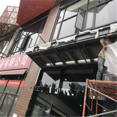 门头雨篷滴水线氟碳铝单板-幕墙铝板定制厂家