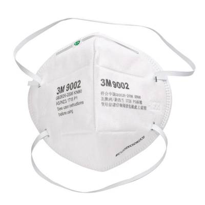 3m防尘口罩 9002头戴式口罩 防颗粒物口罩 防工业粉尘kn90口罩