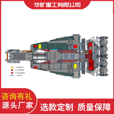 KXJ127(B)型矿用电子围栏 掘进机防误入装置 PLC控制箱