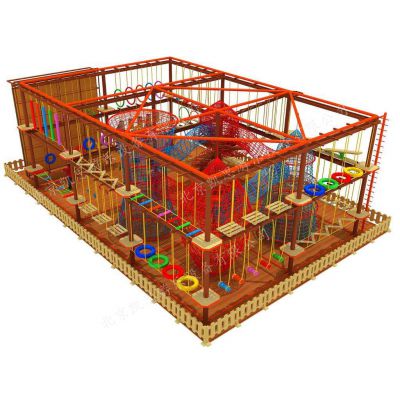 儿童户外拓展游乐设备 大型迷宫攀爬滑梯 体能闯关训练设施 室外儿童玩具