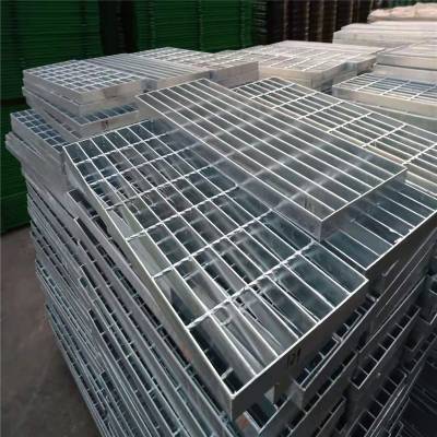大跨度钢格栅板 施工平台网格板 工厂地沟排水板