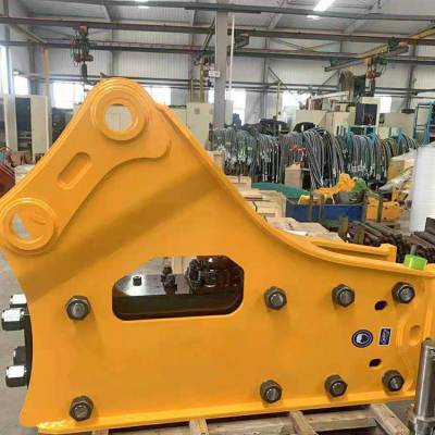 聚仁建筑工程用轮式直角型小型挖掘机破碎锤