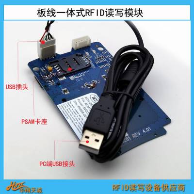 触摸屏广告机嵌入式读卡器模块 RFID读写模组带SAM卡槽ACM1281U-C7