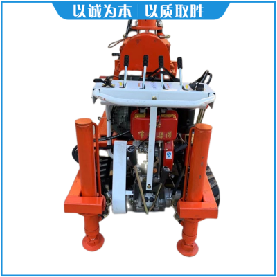 柴油动力钻注一体机 15KW矿井注浆加固钻机 ZLJ1300微型履带机器