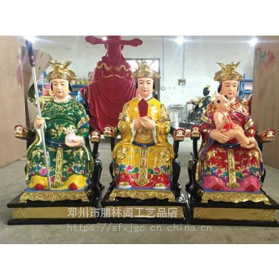 道教西天圣母佛像 西天老母树脂佛像厂家供应