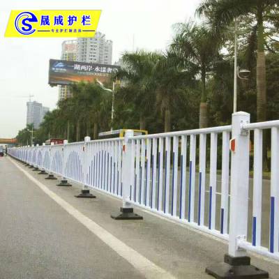 惠州人行道锌钢防撞栏 市政道路护栏价格 惠州交通防护栏