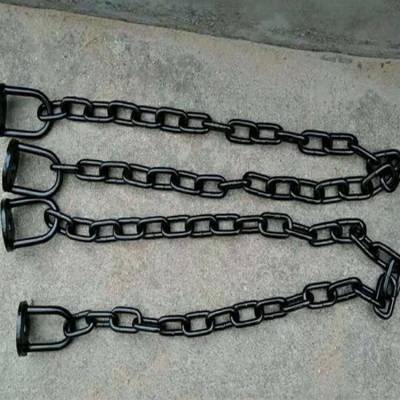 镀锌绿化护栏铁链 输送机链条 16mm粗桥梁用锰钢护栏链条