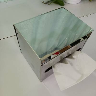 304不锈钢两用镜光纸巾盒可装卷纸抽纸壁挂式可配免打孔北京直销