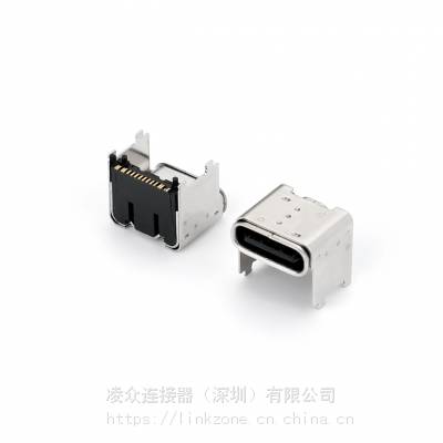 TYPE-C 16PINĸ 4.3 ĽŲSMT L=8.0mm.