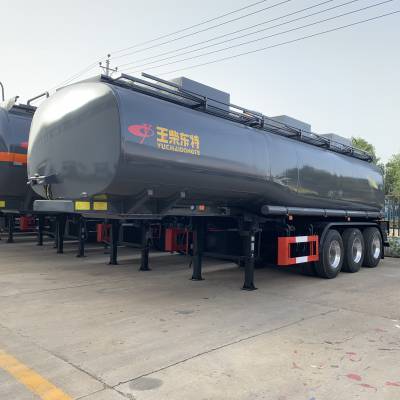 钢衬塑普货罐车 DTA9400GPG-29.1立方腐蚀性生活污水供水半挂车按需定制