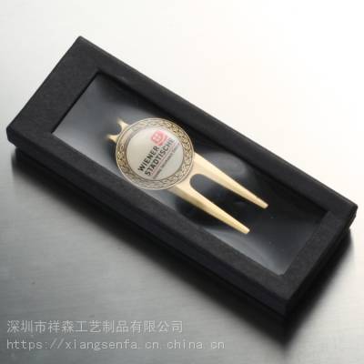 厂家直营 车挂高尔夫球叉 烤漆帽夹定制 高尔夫配件 草坪修复工具