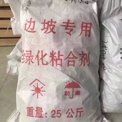 广西南宁粘合剂喷播绿化专用土壤稳定剂承接绿化工程喷坡植草工程